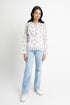 White Floral Top
